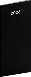 Vreckový diár čierny 2026