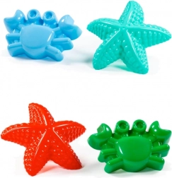 Plastové formičky do piesku – morské tvary, 2 ks