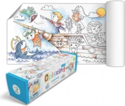 Plagát na vyfarbovanie Piráti