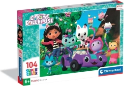Puzzle 104 dielikov – Gabby’s Dollhouse od Clementoni