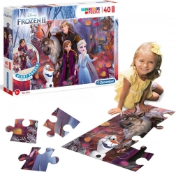 Podlahové puzzle Kraina Ledu 2 Clementoni 40 dielikov