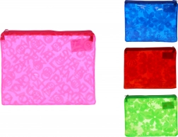 zložka na dokumenty so zipsom s kvetinovým vzorom 16 × 20,5 cm