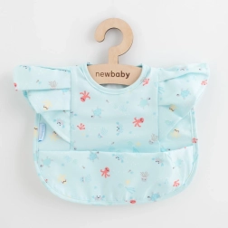 Luxusný dievčenský podbradník s volánikmi NEW BABY