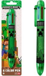 Šesťfarebné guľôčkové pero Minecraft