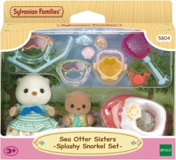 Sylvanian Families sestry morských vydier na prázdninách