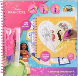 Veľká kniha vodného maľovania disney princezné