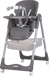 Jedálenská stolička First Spoon v sivej farbe