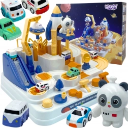 Interaktívna autíčková dráha Kozmické dobrodružstvo Panda