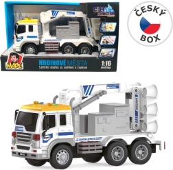 Auto letiskových služieb so svetlom a zvukom, 26 cm