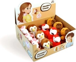 Plyšoví kamaráti na plece s magnetom - 1 ks