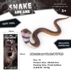 Gumový had kobra 48 cm