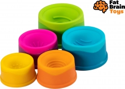 Stohovacie klobúčiky Dimpl Stack od Fat Brain