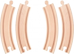 Železničné zákruty – dlhé (4 ks)