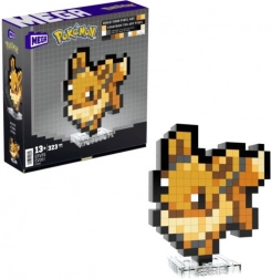 mega pokemon pixel eevee – stavebnica dekoratívnej figúrky