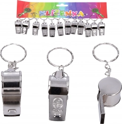 Prívesok na kľúče s píšťalkou 4 cm