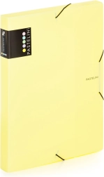 krabica na dokumenty A4 Pastelini žltá s gumičkou