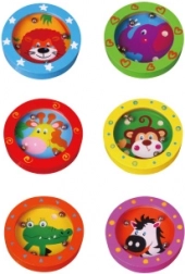 VIGA drevený labyrint so zvieratkami – vrecková balančná hra