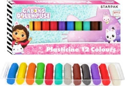 Plastelína 12 farieb GABBY'S DOLLHOUSE STARPAK