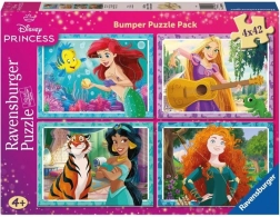Puzzle Disney Princezné 4x42 dielikov