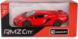 Kovový model auta Lamborghini Sian 1:39 červený