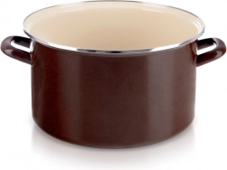 Smaltovaný hrniec Brown 32 cm, 11,5 l