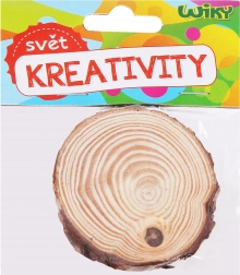 Drevené koliesko 6–7 × 0,5 cm, sada 2 ks