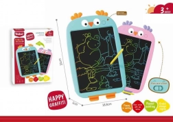 LCD tabuľka na písanie Sovička ružová