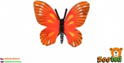 Plastový motýľ MONARCH – dekoratívny model 5,5 cm