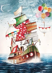 Puzzle slobodná loď 1000 dielikov MAGNOLIA