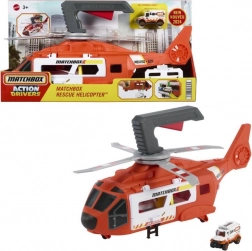 Helikoptéra pre záchrannú akciu Matchbox Action Drivers