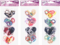 Sada vlasových gumičiek 48 ks