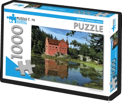 Puzzle Zámok Červená Lhota 1000 dielikov Turistická edícia