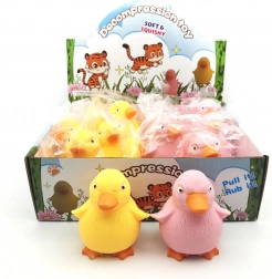 žartovná mačkacia kačička antistresová hračka 8×6 cm