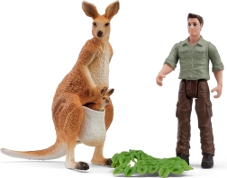 Schleich výlet s rangerom za klokanmi - 1 kus