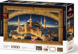 Puzzle s rámom a lepidlom 3v1 Hagia Sophia 1000 dielikov
