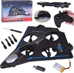 Ľahký RC dron s LED efektmi a akrobaciami 360°