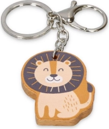 Drevená závesná dekorácia Lev Polar B