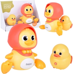 Interaktívna rodinka káčatiek – pohyblivá hudobná hračka na podporu lezenia