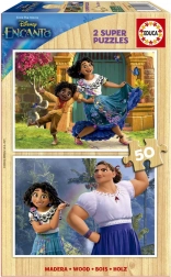 Educa drevené puzzle Encanto 2×50 dielikov