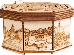 Drevený hlavolam Secret Maze Box