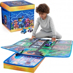 Skladacia herná podložka a úložný box PAW Patrol The Mighty Movie – Mesto dobrodružstiev