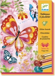 Pieskovanie trblietavé motýle