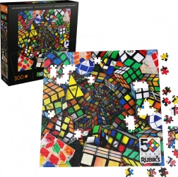 Puzzle Rubikova kocka 50. výročie – 300 dielikov