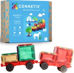 Connetix Rainbow Motion Pack magnetické stavebnice 24 dielov