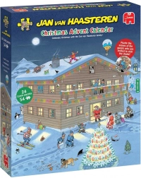 Adventný kalendár JUMBO – puzzle JAN VAN HAASTEREN 24×54 dielikov