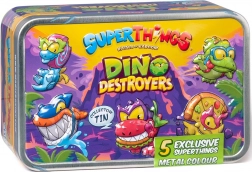 SuperThings Dino Destroyers exkluzívna sada strieborná plechovka