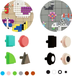 Masterkidz geometrické prvky pre STEM tabuľu – 256 ks