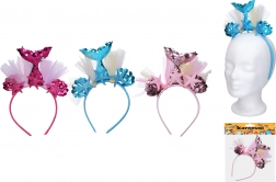 Karnevalová čelenka Morská panna s ozdobou