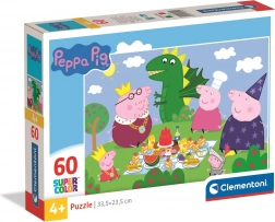 Puzzle Prasiatko Peppa 60 dielikov