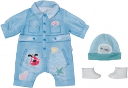 Džínsový overal Deluxe pre bábiku